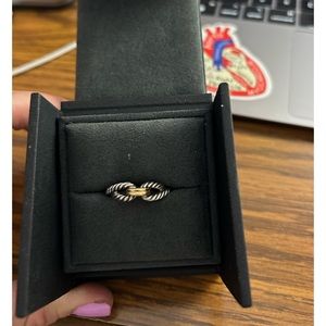 David Yurman cable loop  ring